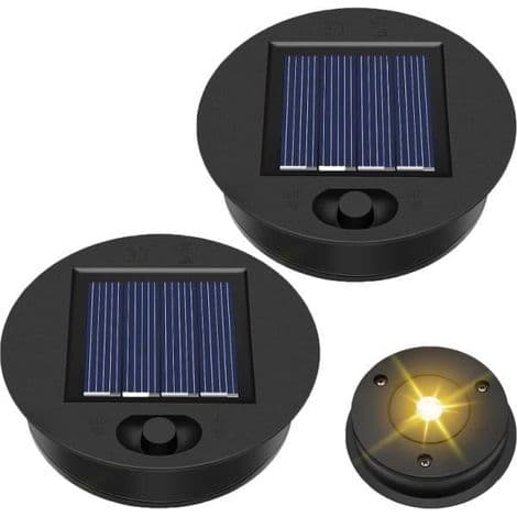 Reservedele - Vandtæt solcellelampe - 8,5 cm - Integreret LED