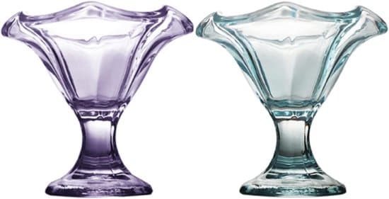 Dessertkopp - Glasskål - Dessertserveringskopp - Lättviktsdesign - 160 ml - Transparent