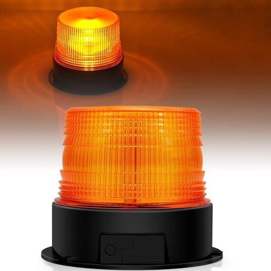 Genopladelig Trådløs LED Strobelys - Orange