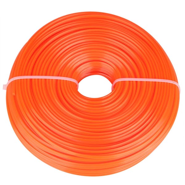2,4 mm firkantet trimmertråd, 100 meter lang