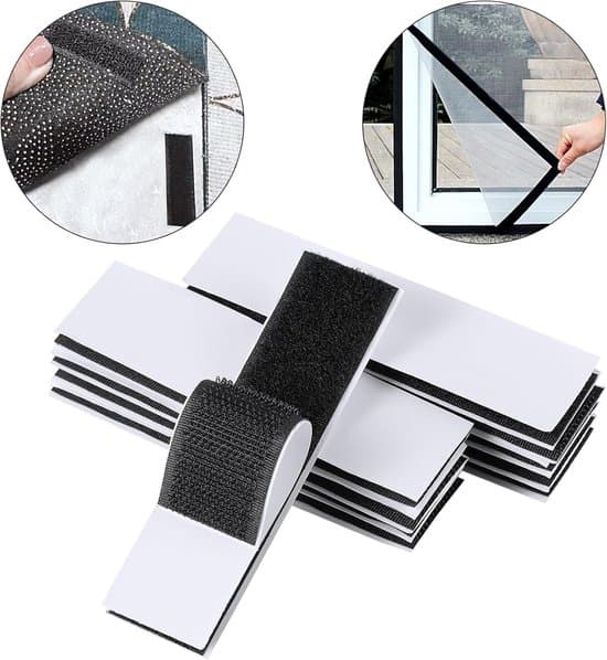 20 kpl 10 x 2,5 cm tarranauhat ja ovimaton kiinnitysteippi
