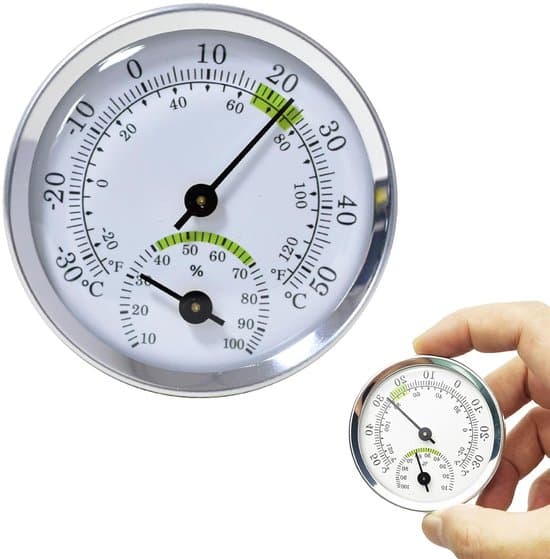 Analogt Termohygrometer - Sølv