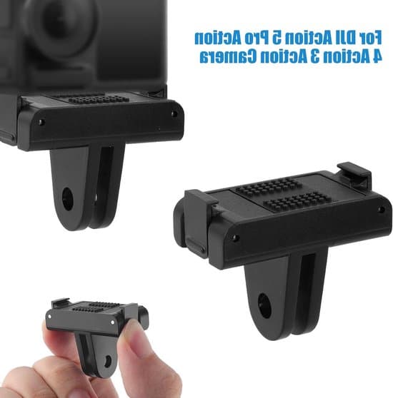 - Magnetisk adapter til actionkameraer med hurtig montering