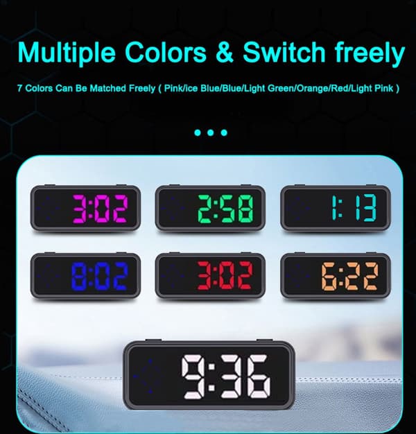 Mini LED Digital Speedometer GPS Head-up Display MPH KMH Dual Modes Universal til Alle Biler Test Acceleration Bremse