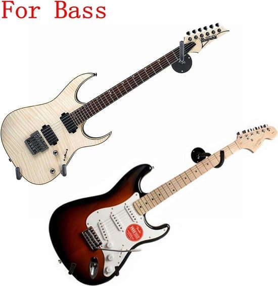 för Ukulele/Bas/Fiol Hängare, Väggfäste, Slatwall Horisontell Elgitarrhållare, Basställ Krok, Vinklad Gitarrhängare, Gitarrhållare