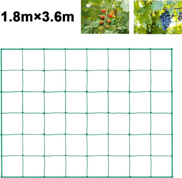 Växtnät, spaljé för klätterväxter, 1,8 x 3,6 meter