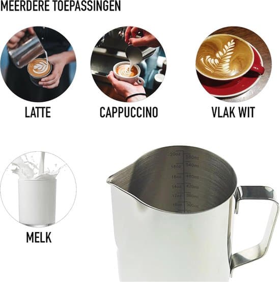 Seitsemän tapaa vaahdottaa maito täydellisesti 600 ml:n maitokannulla