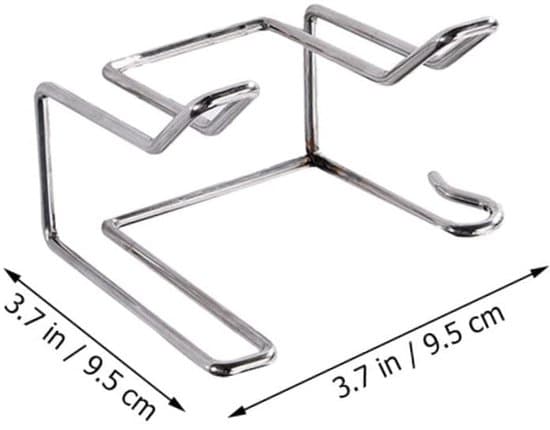 Hårtorkshållare, väggfäste för hårtork - silver