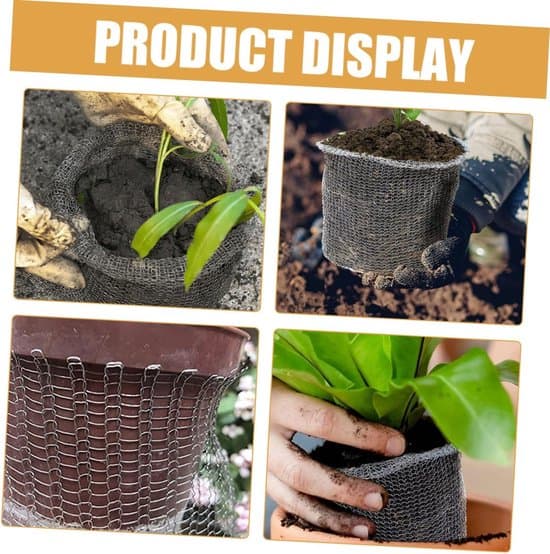 2 stk. blomsternetpose, insektnet til haveplanter, rodskånere til planter, netposer til planter, 60*60 cm