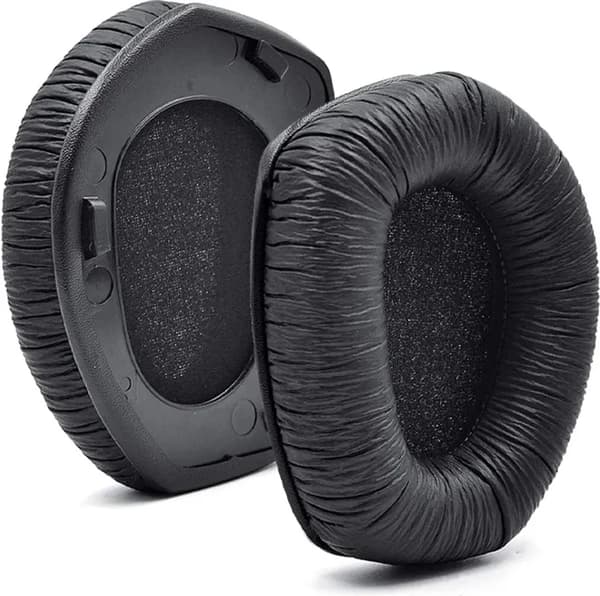 Ørepuder til Sennheiser RS165/175 hovedtelefoner, sort.
