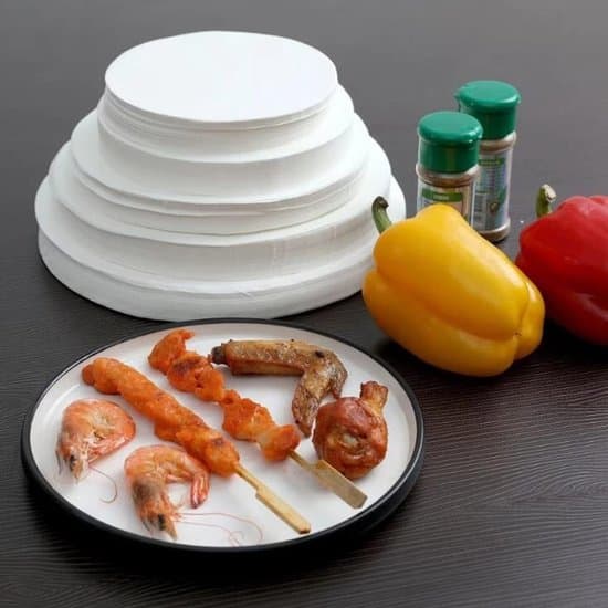 25 cm runde ublegede perforerede airfryer- og bagepapir, 100 ark