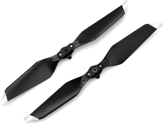 Erstatningspropeller til DJI Mavic Pro Platinum - 4 par, lav støj, quick release, sølv propelspidser
