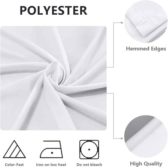 140 cm runt elastiskt duk med mörkt träkorn 3D-tryck