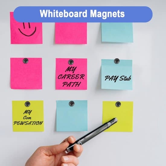 12-pak stærke neodym køleskabs-/whiteboardmagneter - sort