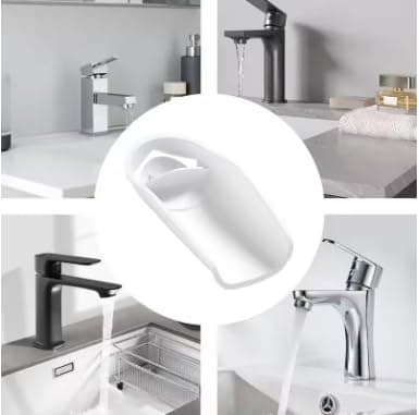 2-pack kranförlängare för barn, badrumstillbehör (14 cm)