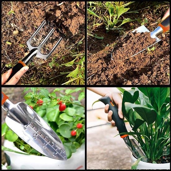 Minigrädskapsverktygssats - Liten kratta spade - Plantering och omplantering - Aluminiumlegering - 32 cm - Silver