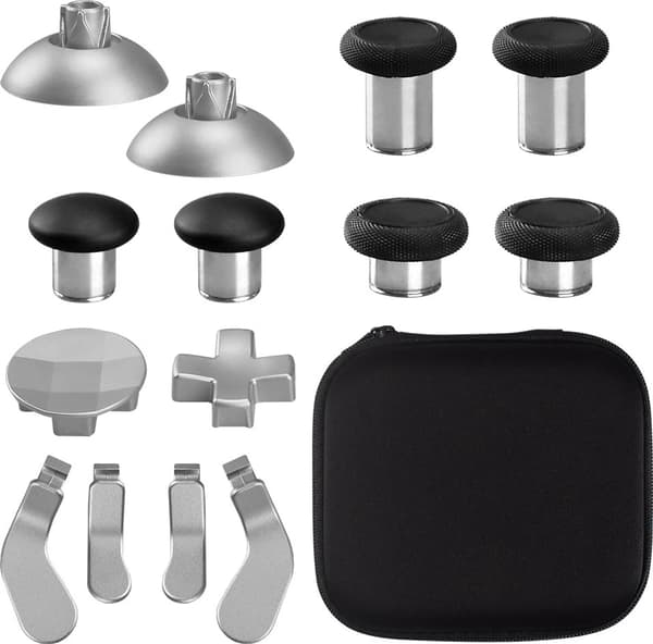 Gør-det-selv udskiftningssæt til Xbox One controller paddles/joysticks, knapper og joysticks.
