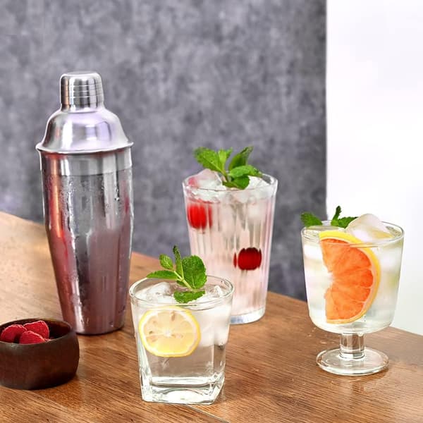 Bartenderudstyr: shaker/shakerglas - 750ml - sølv
