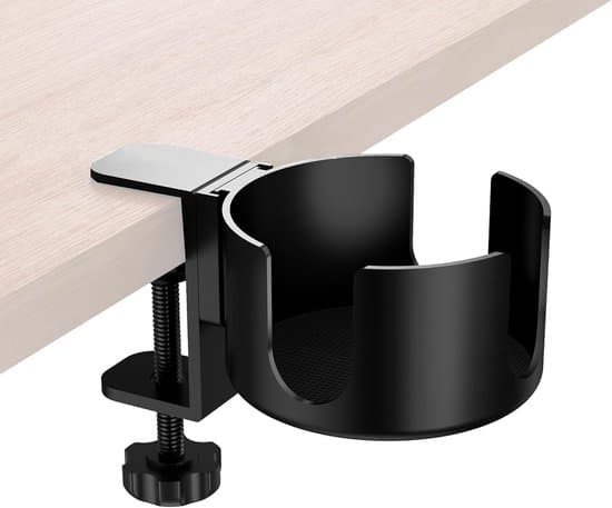 Justerbar kopholder til skrivebord - rustfrit stål og lækagesikkert design