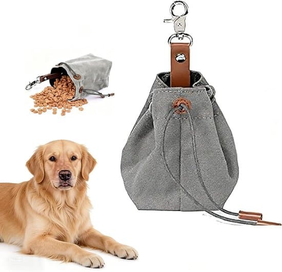 Hundefoder- og godbidsposer med clips er perfekte til udendørs træning og transport af godbidder.