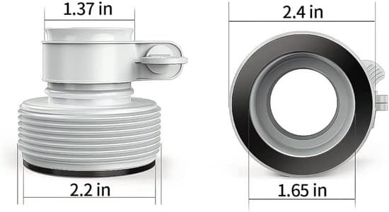 Poolslangkopplingar - Slanganslutningar - Poolunderhåll - Universalstorlek - 2-pack - Silver