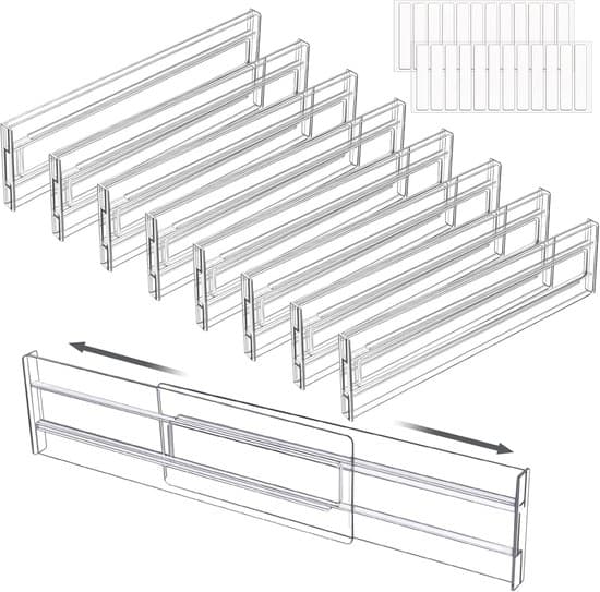 Makeup Organizer - 10 Skuffer - Transparent
