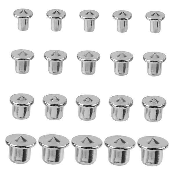 16 träbearbetningsstift, borrtillbehör - silver