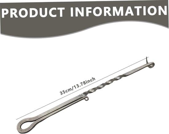 Vendbar kødkrog - Rustfrit stål - 35 cm