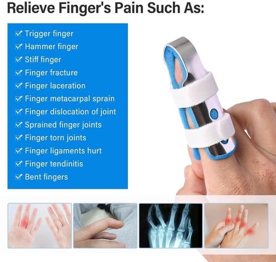 3 fingerbøjler, Stacksche bøjle til mellem-, lille-, ringfinger, børnepegefingerbøjle