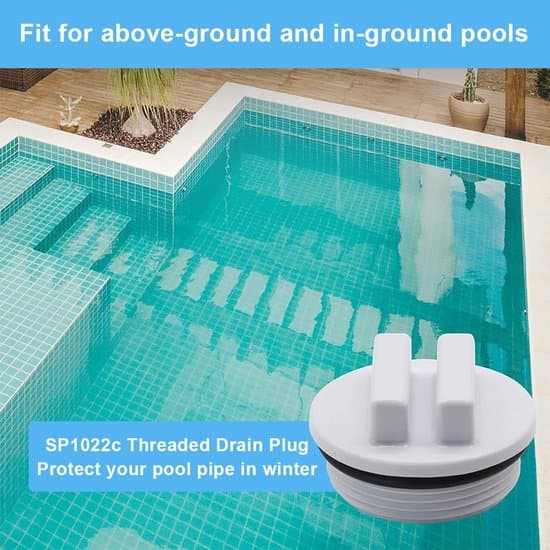 Poolprop - 1,5 tommer, todelt, vinterprop, skimmer