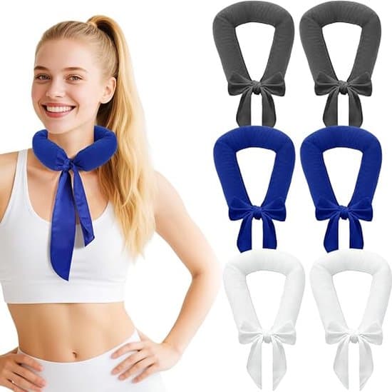 6-pack återanvändbara kylhalsdukar – multifunktionella