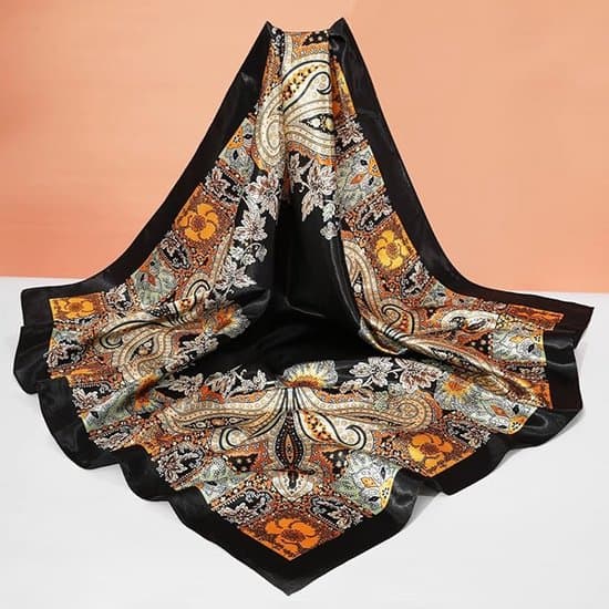 Halsduk - Polyester - Kvinnor - 90 x 90 cm - Huvudduk - Set om 3