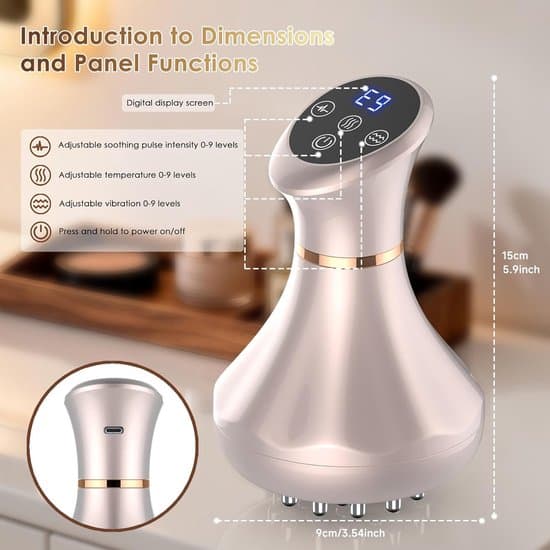 Lymfdränagemassager, handhållet anticellulitverktyg
