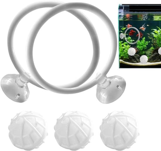 Akvariefoderringar - 5-delat set - Flytande akvariefoderringar - Bettafiskträningsringar - Akvarium - Foderautomater - Akvarietillbehör
