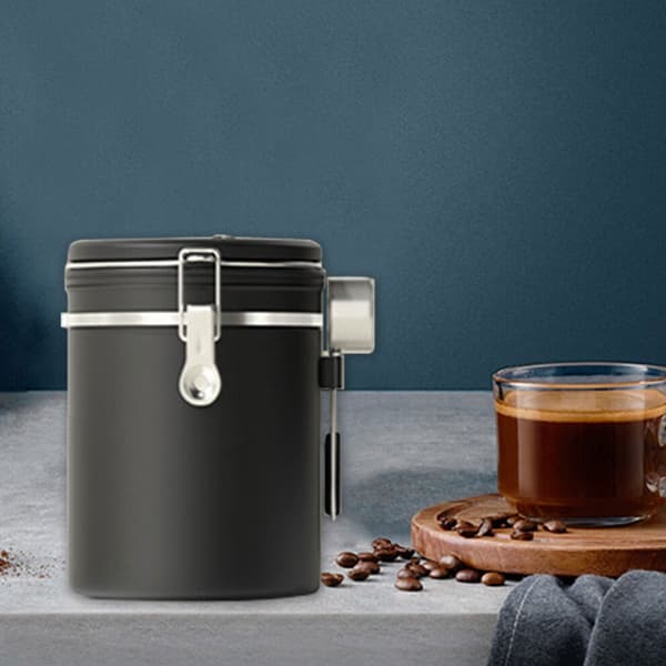 1,5-liters lufttæt kaffedåse i rustfrit stål