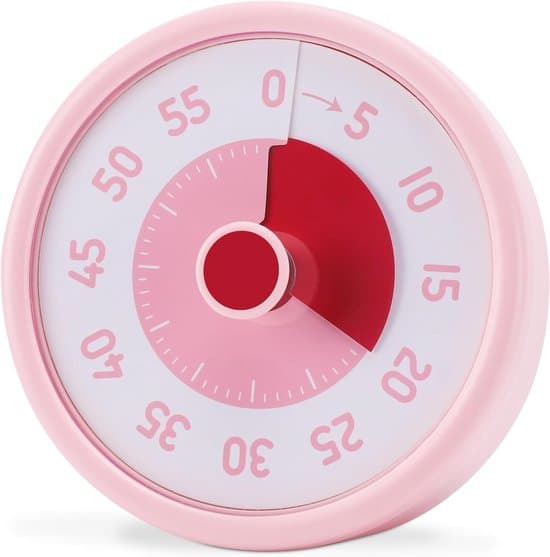 Timer - Tyst tidshantering (rosa - 11*5*11)
