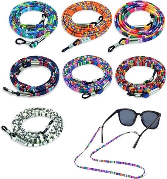Universal Justerbar Unisex Brillesnor og Halsrem