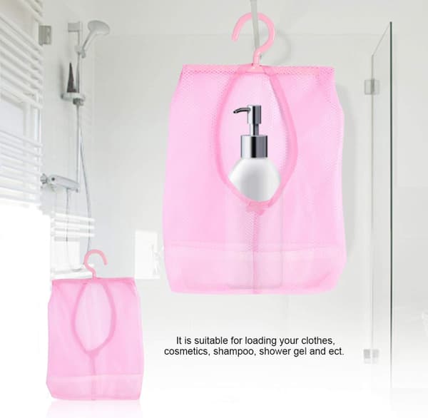 Netopbevaringspose med kroge - Pink