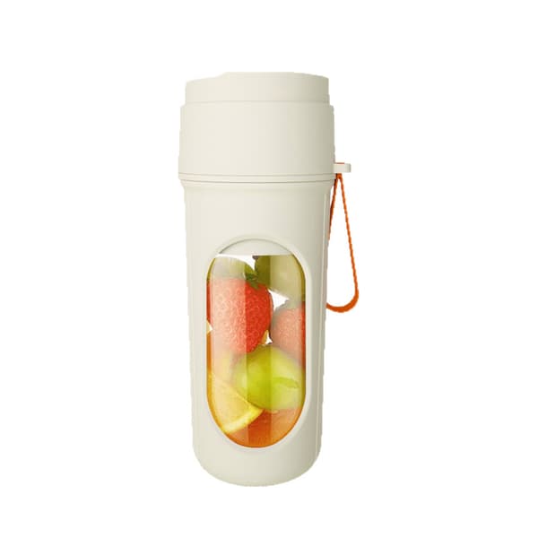 Bärbar juicepresskopp - Mini bärbar juicepress - Vit