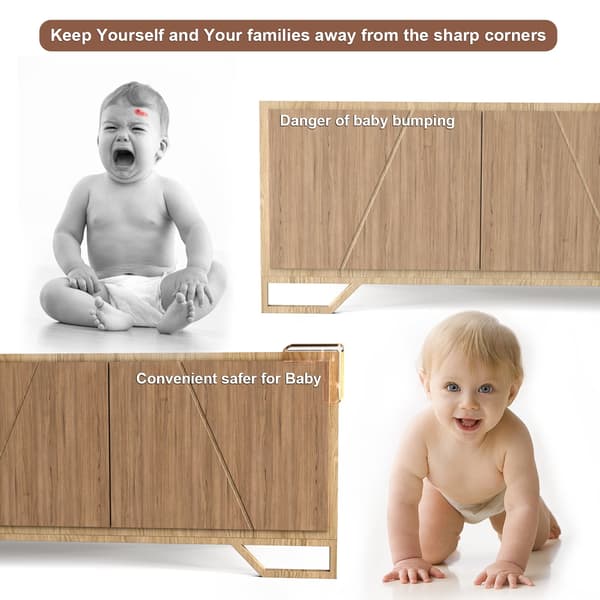 Bordshörnskydd, möbelhörnskydd, babysäkerhetsskydd, 20-pack
