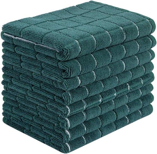 Mikrofiber kökshanddukar, 8-pack - mjuka och superabsorberande