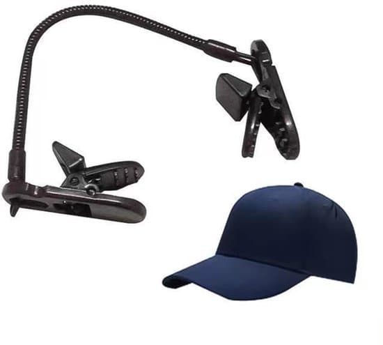 4-pack infällbara handsfree vindtäta hatt- och väskklämmor