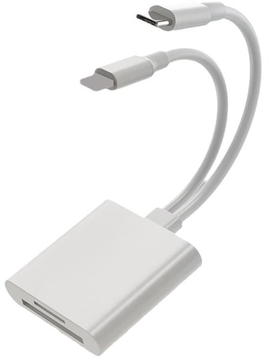 iPhone SD-kortlæser – 2-i-1 Lightning til SD, til iPhone og iPad