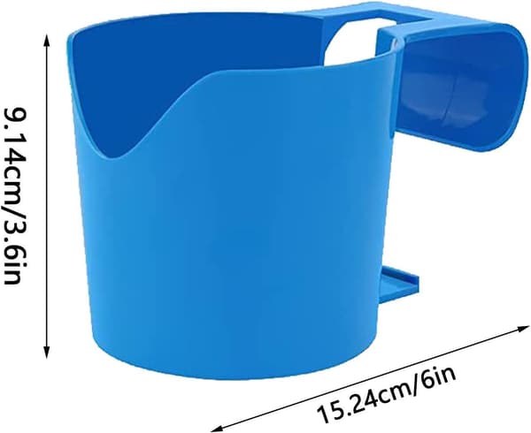 Uima-altaan mukiteline, olutpulloteline, poraamaton mukiteline - Sininen