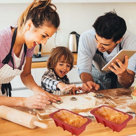 Silikone Mini Brød Bageforme - Non-stick - 3-pak - Rød - 12cm