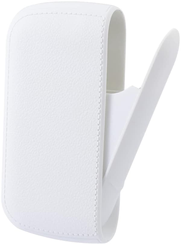 Bärbart, robust, multifunktionellt cigarettfodral, 20 cigaretter per förpackning - vit
