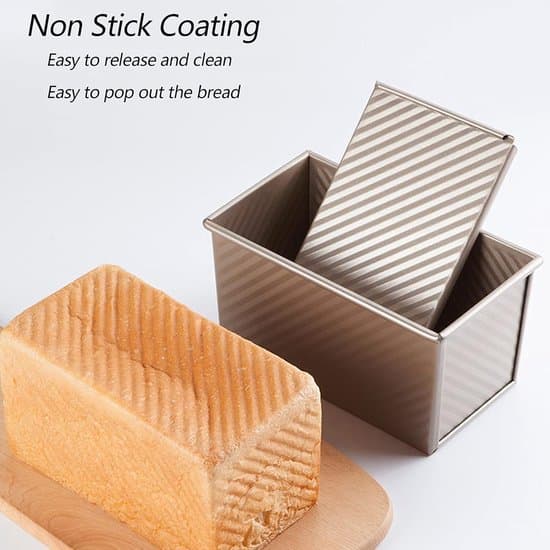 19x9,5x8 cm Non-Stick Brödform med Lock