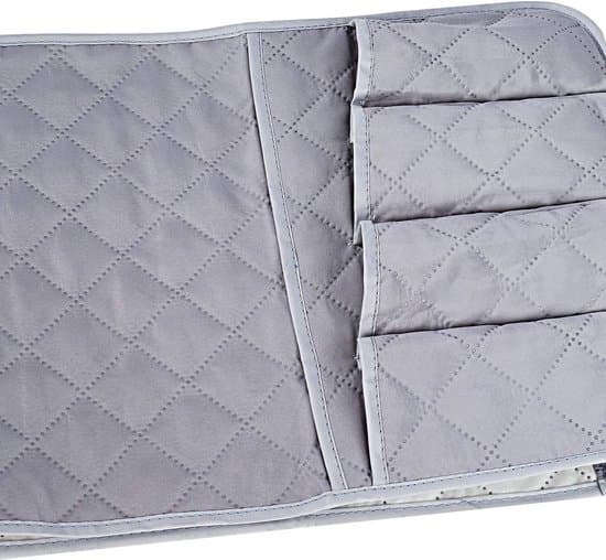 Armlæns Organizer - Sofa Opbevaringsrum - Skridsikker - Grå - Sofa Tilbehør - Hjemmebrug - Universal - Grå Sofa Organizer