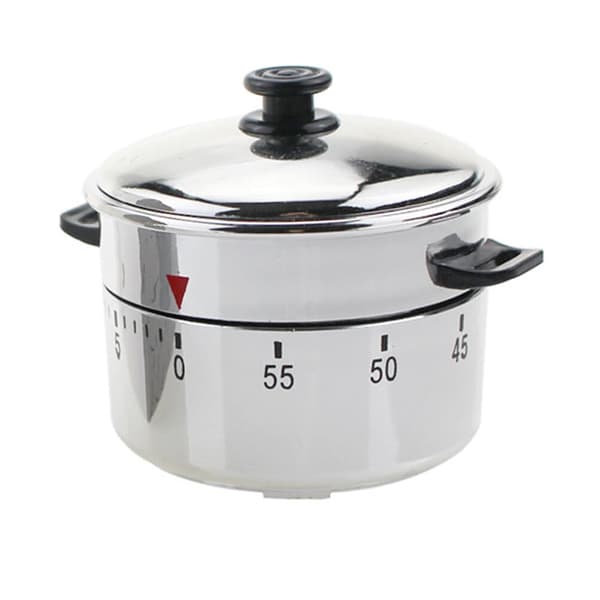 Matlagningstimer, mekanisk timer, plasttimer, lämplig för kök.