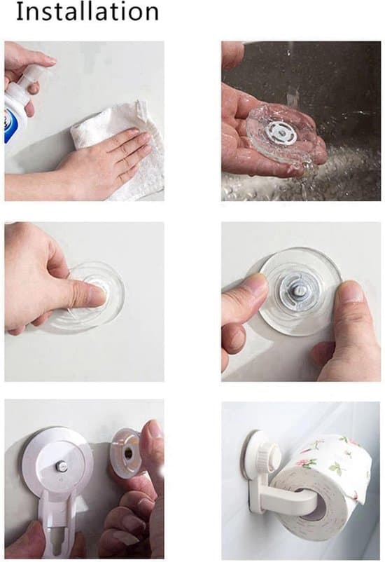 WC-paperiteline imukupilla - Musta - Imukuppiteline